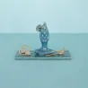 Porta anillos Yoga azul | Happyideas