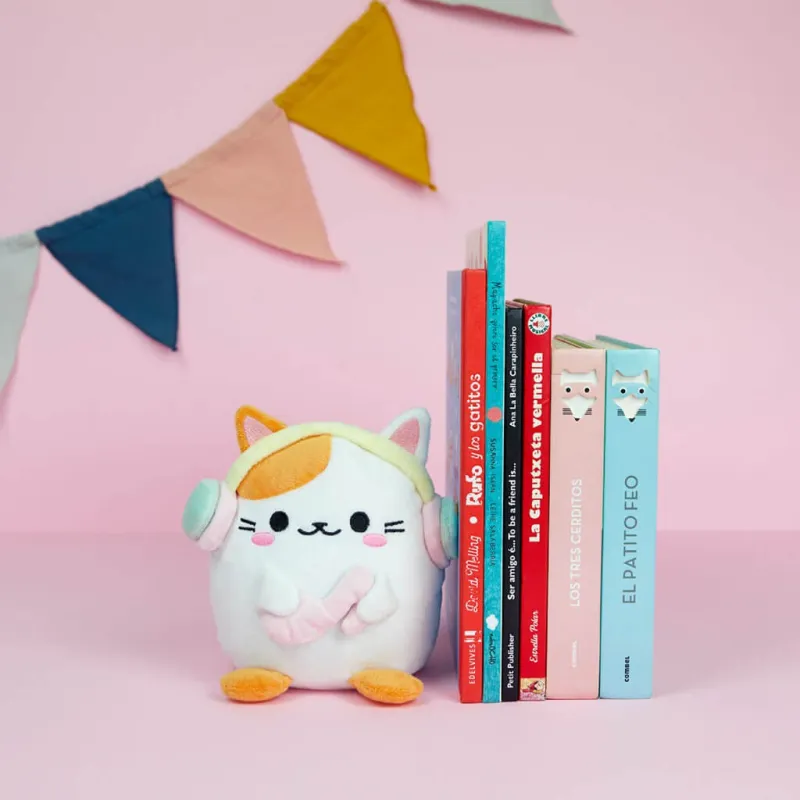 Sujetalibros Kawaii Gato Blanco | Happyideas
