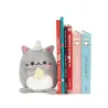 Grey Kawaii Cat Bookends | Happyideas