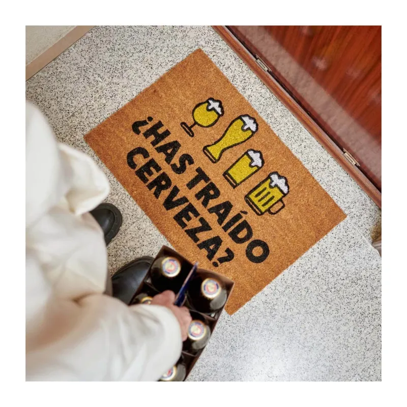 Doormat ¿Has traído cerveza? | Happyideas