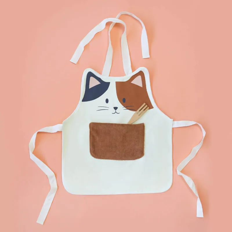 Kitty Calico Apron 50 cm - Happyideas.com
