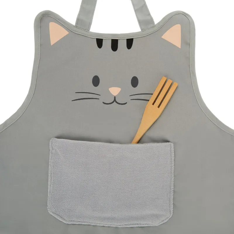 Delantal Kitty Gris 50 cm | Happyideas