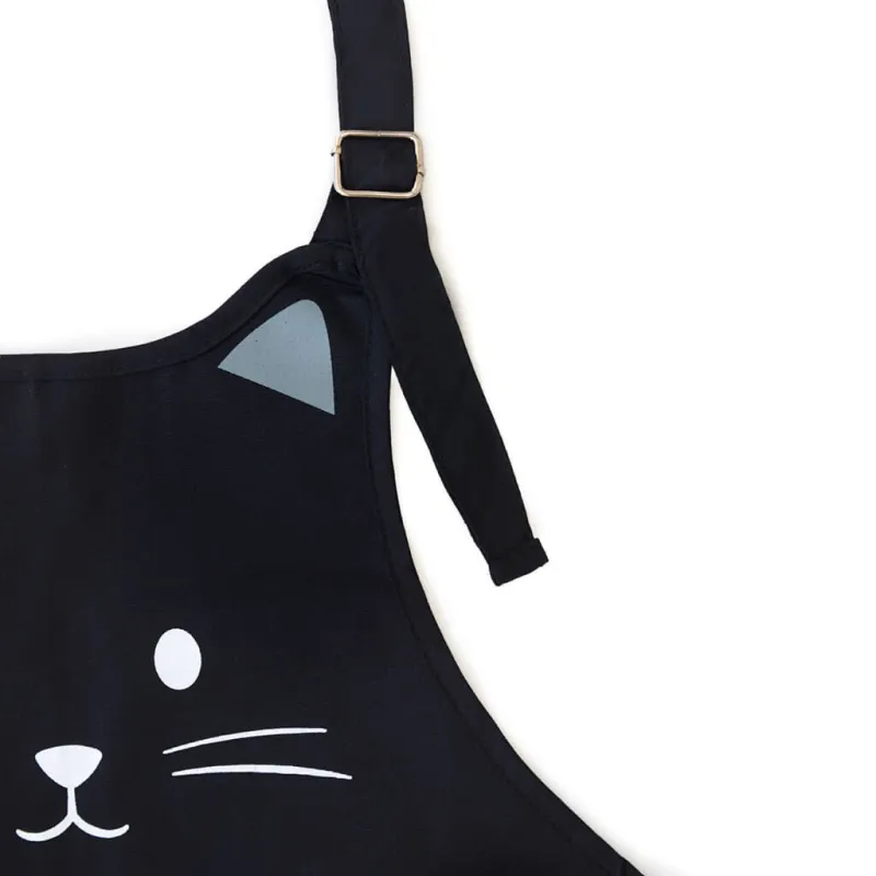 Delantal Kitty Negro 80 cm | Happyideas