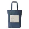 Blue Cotton Bag - Happyideas.com