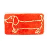 Alfombra de baño Teckel naranja | Happyideas