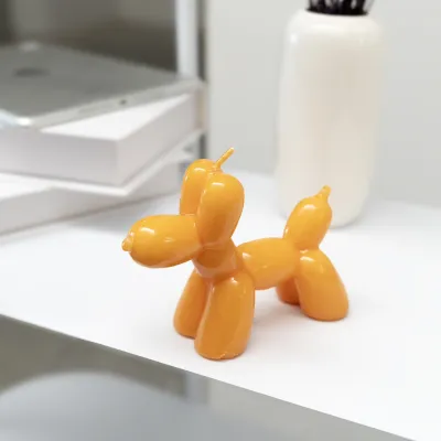 Vela Balloon Dog Naranja | Happyideas
