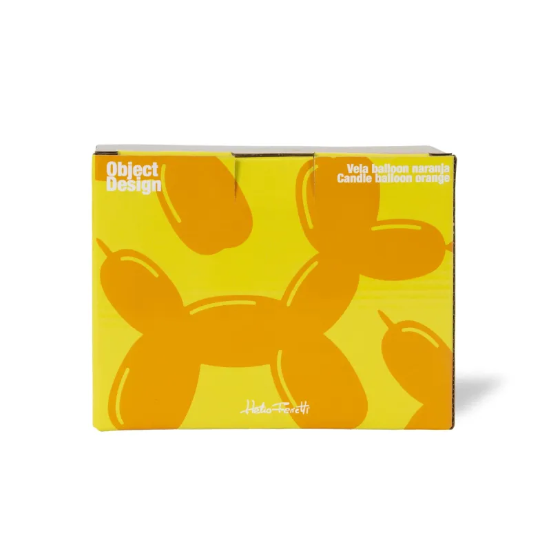 Vela Balloon Dog Naranja | Happyideas