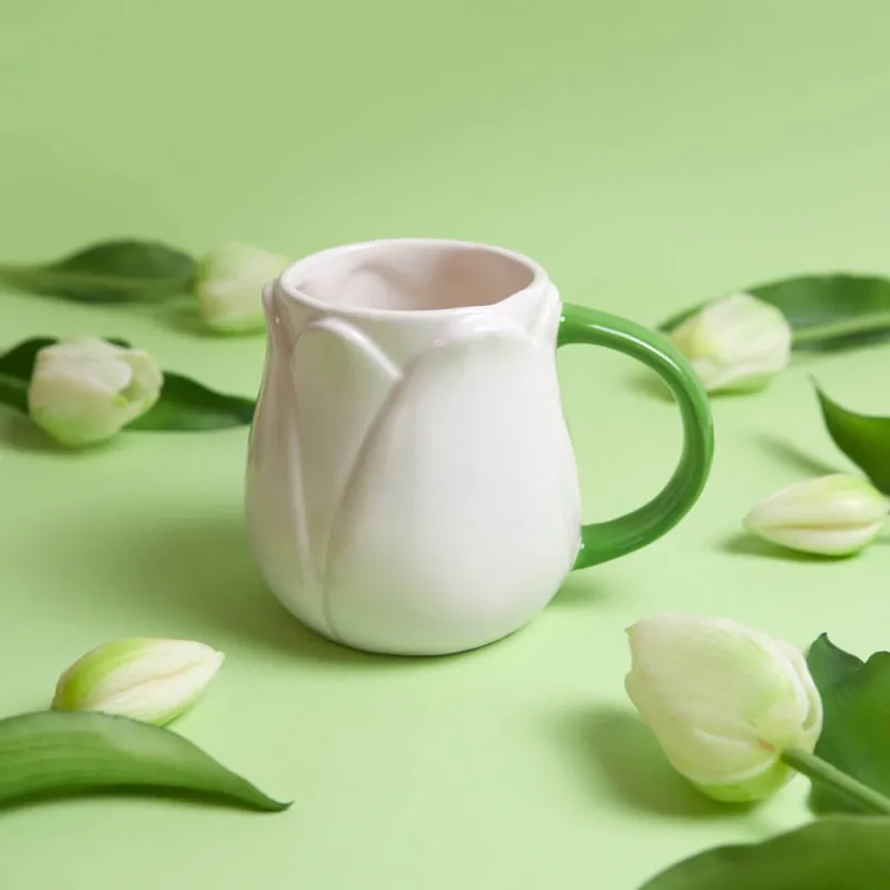 Mug Tulip White | Happyideas