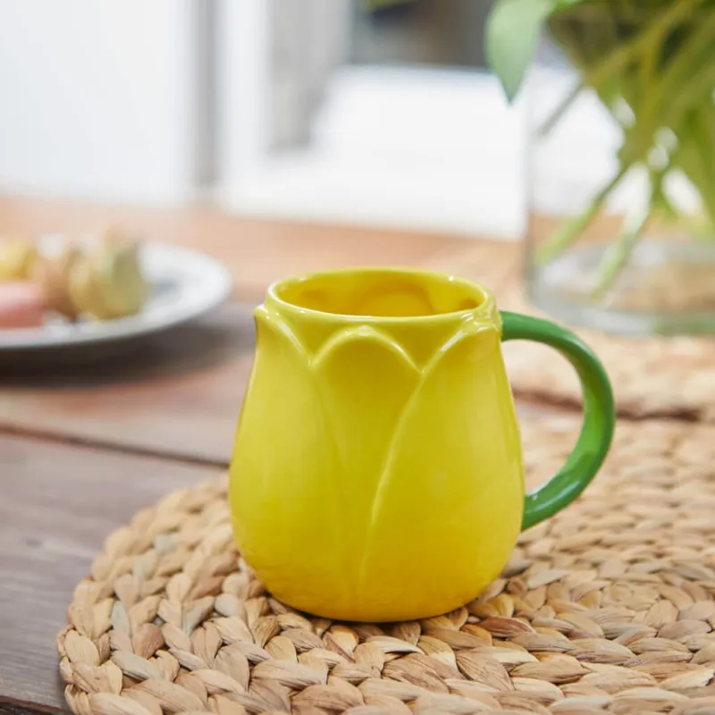 Mug Tulip Yellow | Happyideas