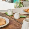 White Tulip Coffee Mug Set, ceramic | Happyideas