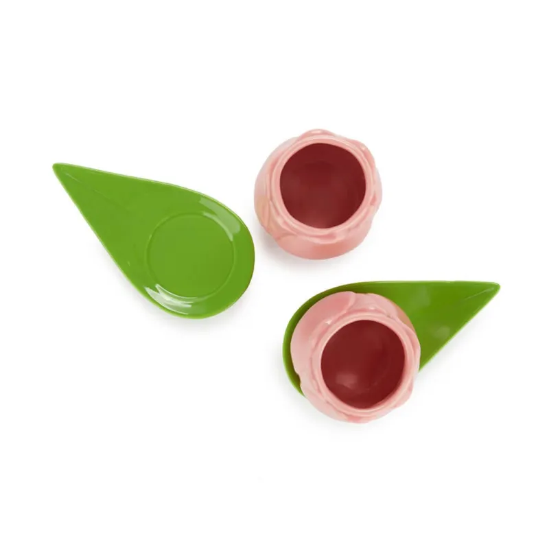 Pink Tulip Coffee Mug Set, ceramic | Happyideas