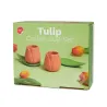 Orange Tulip Coffee Mug Set, ceramic | Happyideas