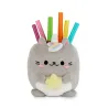 Fluffy Cat Pencil Holder Grey | Happyideas