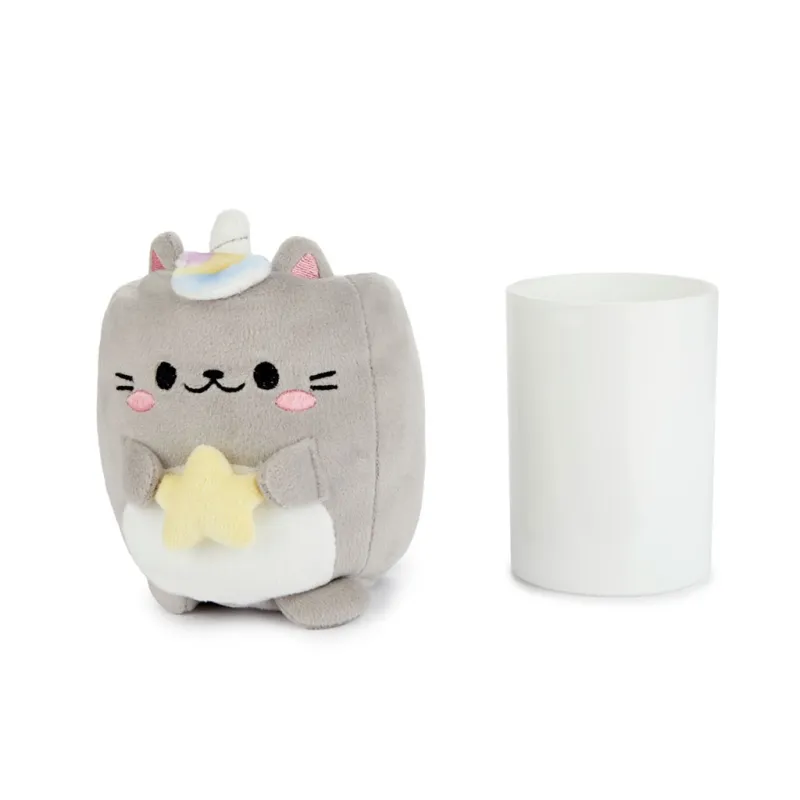 Portalápices Fluffy Gato Gris | Happyideas