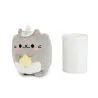 Fluffy Cat Pencil Holder Grey | Happyideas