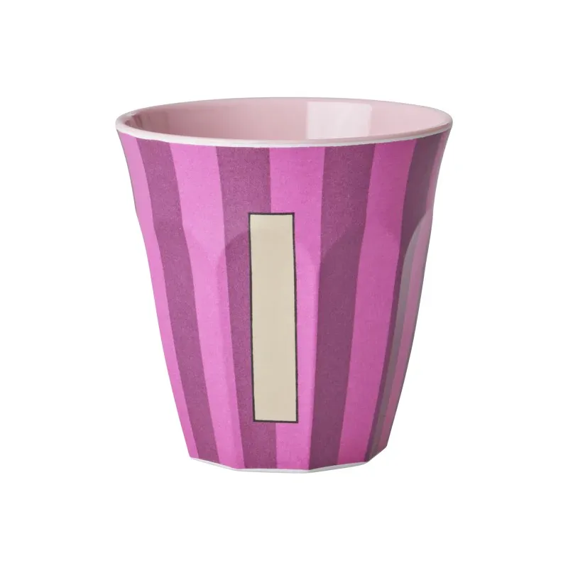 Vaso de melamina con letra I | Happyideas