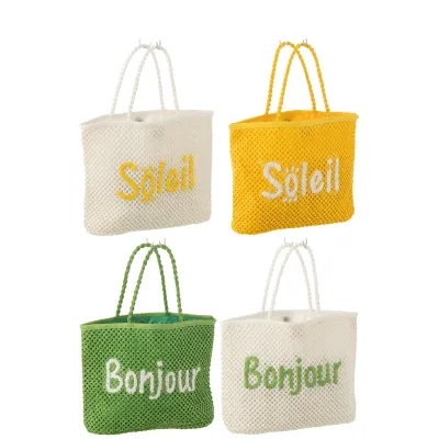 Bolsa Blanco/Verde/Amarillo | Happyideas