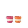 Maceta Cuerdas Rosa y Naranja | Happyideas