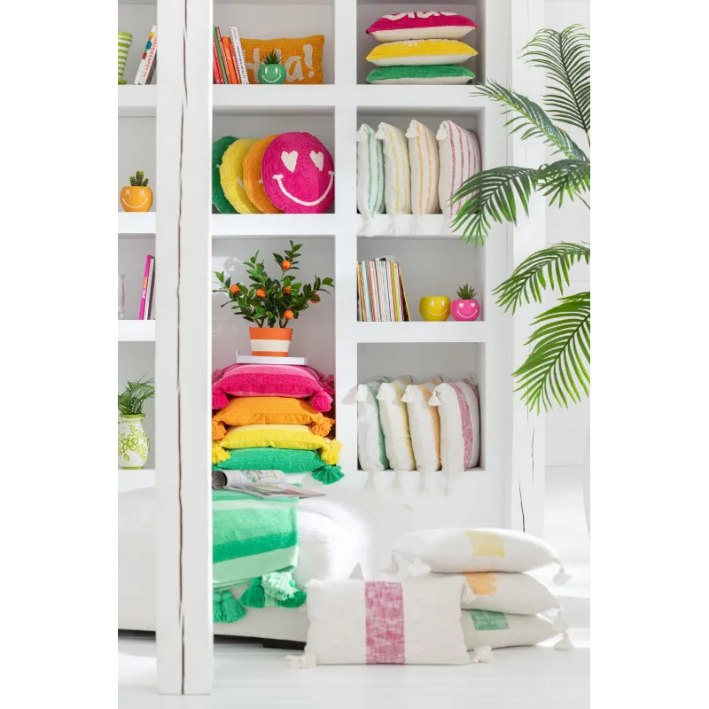 Cojín Smiley Rosa | Happyideas