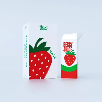 Jarrón Berry Juice zumo de fresa | Happyideas
