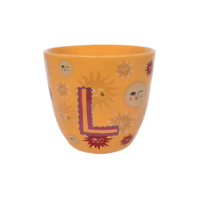 Taza con letra L: la inicial para tu café | Happyideas