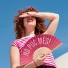 Fan “no puc más!” pink gradient - Happyideas.com