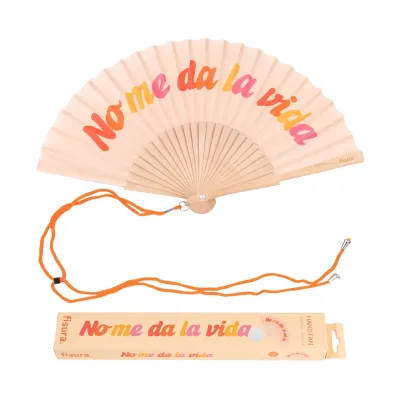 Abanico No me da la vida rosa divertido | Happyideas