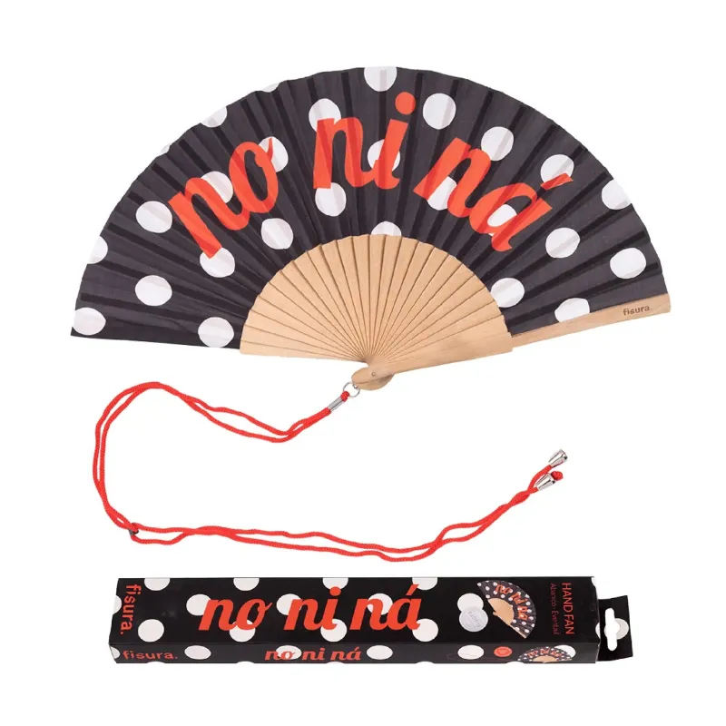 "No Ni Ná" Polka Dot Fan - Happyideas.com