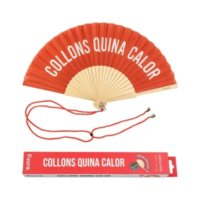 Abanico Collons quina calor divertido | Happyideas