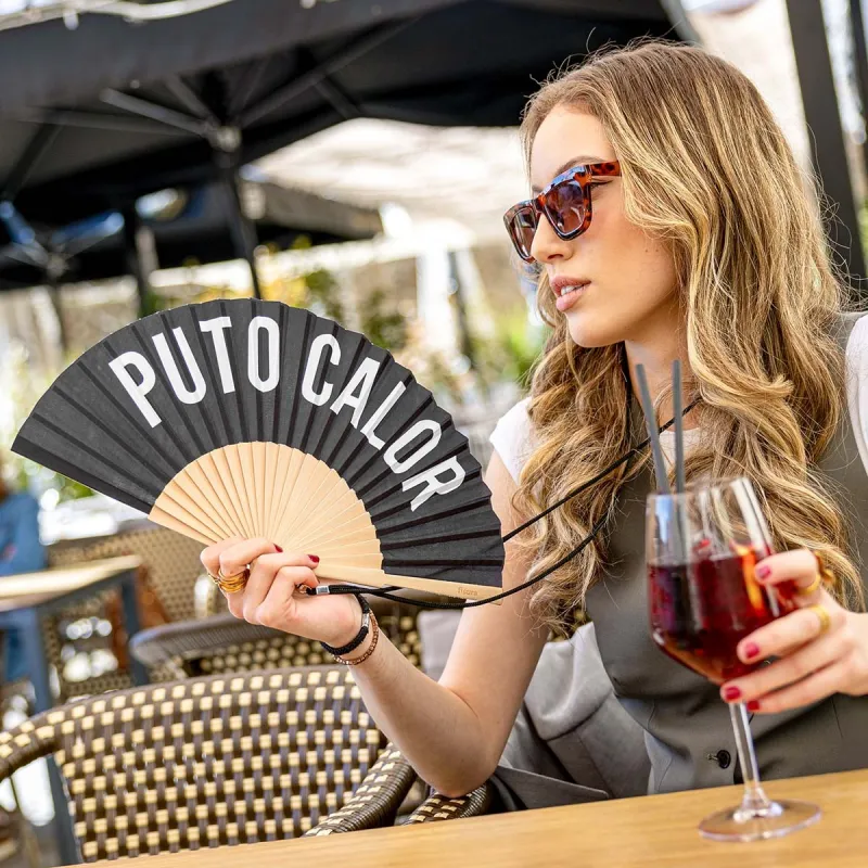 "Puto calor" Black Fan - Happyideas.com