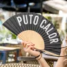 Abanico Puto Calor negro: humor y aire | Happyideas