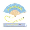 I don’t sweat, I glow blue fan (glows in the | Happyideas