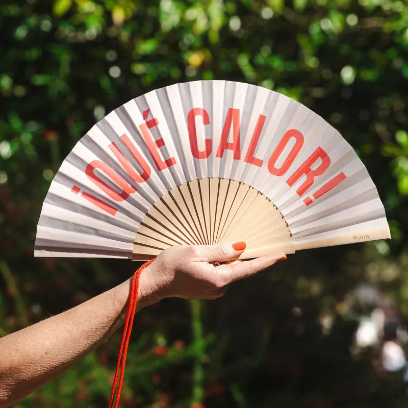 Abanico Qué calor: abanico divertido | Happyideas