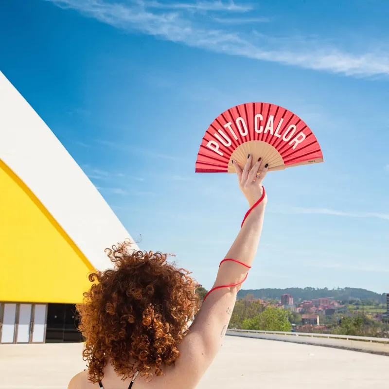 Abanico Puto calor: abanico con humor | Happyideas