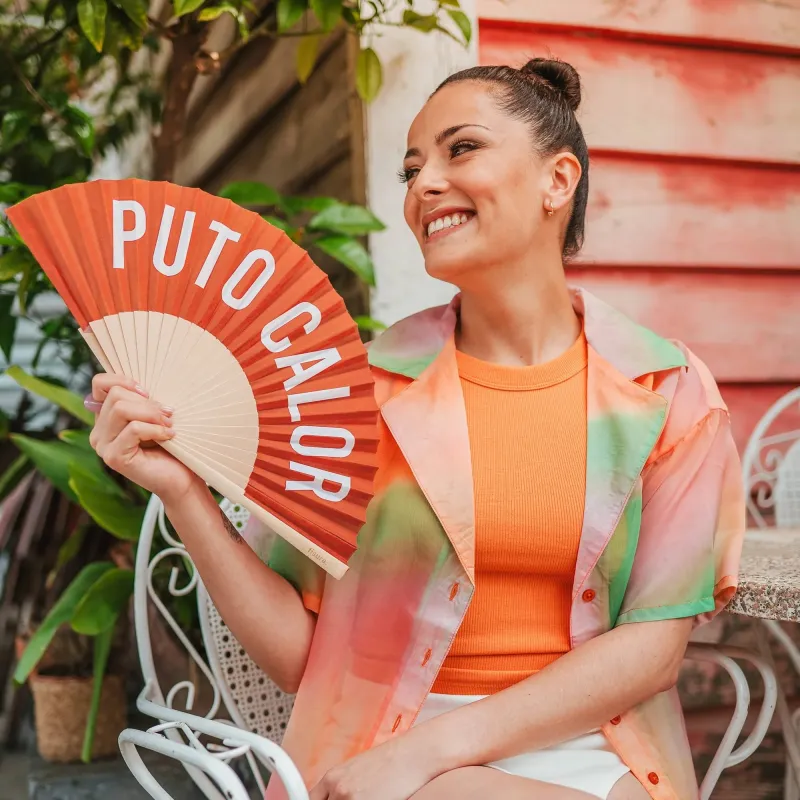 Abanico Puto calor: abanico con humor | Happyideas