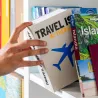 Book safe “Travel is my therapy”
