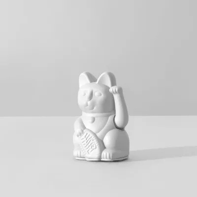 Gato de la Suerte Mini Blanco | Happyideas