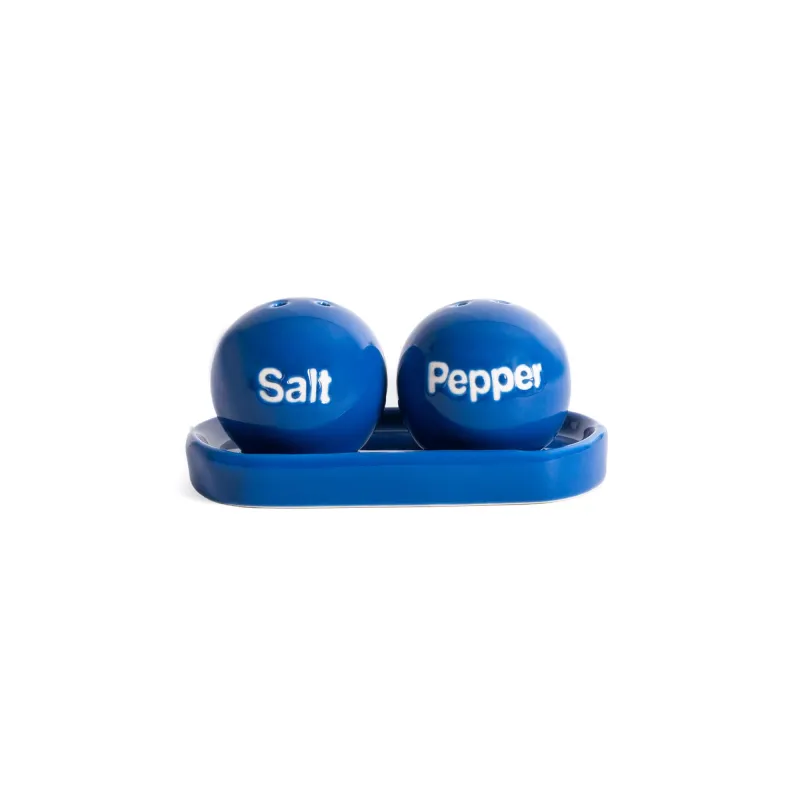 Blue Ping Pong Salt & Pepper Set | Happyideas