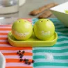 Yellow Ping Pong Salt & Pepper Set | Happyideas