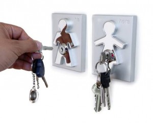 colgador de llaves His& Hers