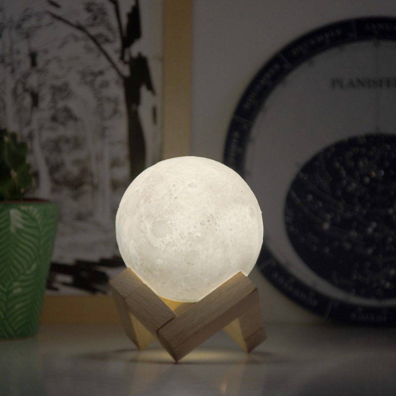 Lámpara luna para despachos en casa