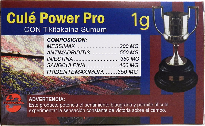 Medicamentos de broma: Cule Power Pro Pharmacoña