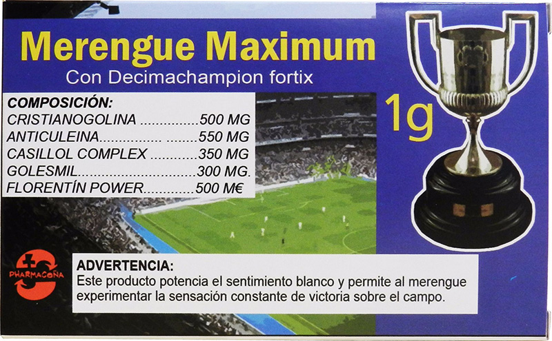 Medicamentos de broma: Merengue Maximum Pharmacoña