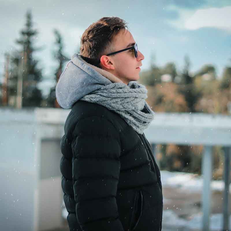 Ropa de invierno de hombre