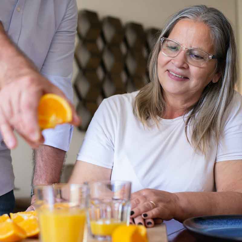 A disfrutar de un buen zumo de naranja