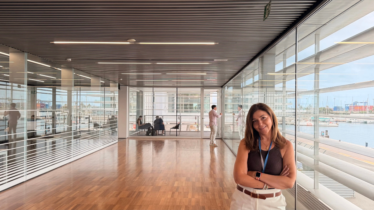 Fundadora de Happyideas en las instalaciones de Lanzadera en Valencia