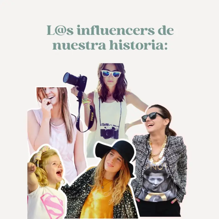Collage de rostros conocidos que han aparecido con productos Happyideas a lo largo de más de 15 años