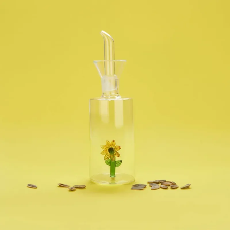 Aceitera Girasol de 350 ml, detalle original para alegrar una cocina nueva
