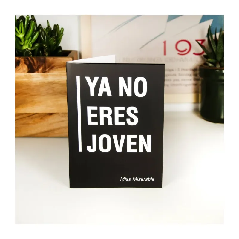 Tarjeta Ya no eres joven